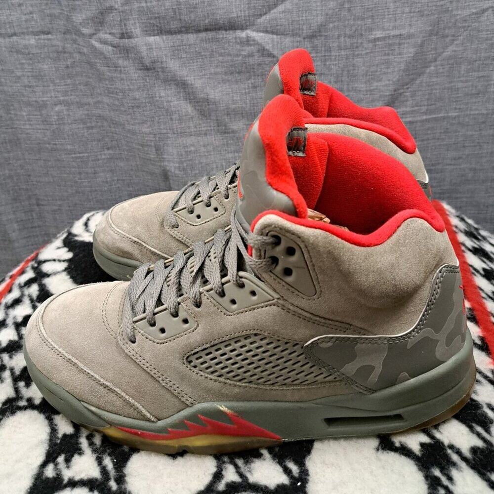 %Nike Air Jordan 5 Retro "P51 Camo" (136027-051) Men's Size 9 AJ21
